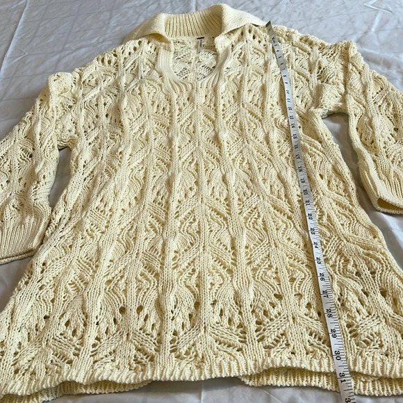 Free People Elton Crochet Mini Dress Size XS - Picture 8 of 12